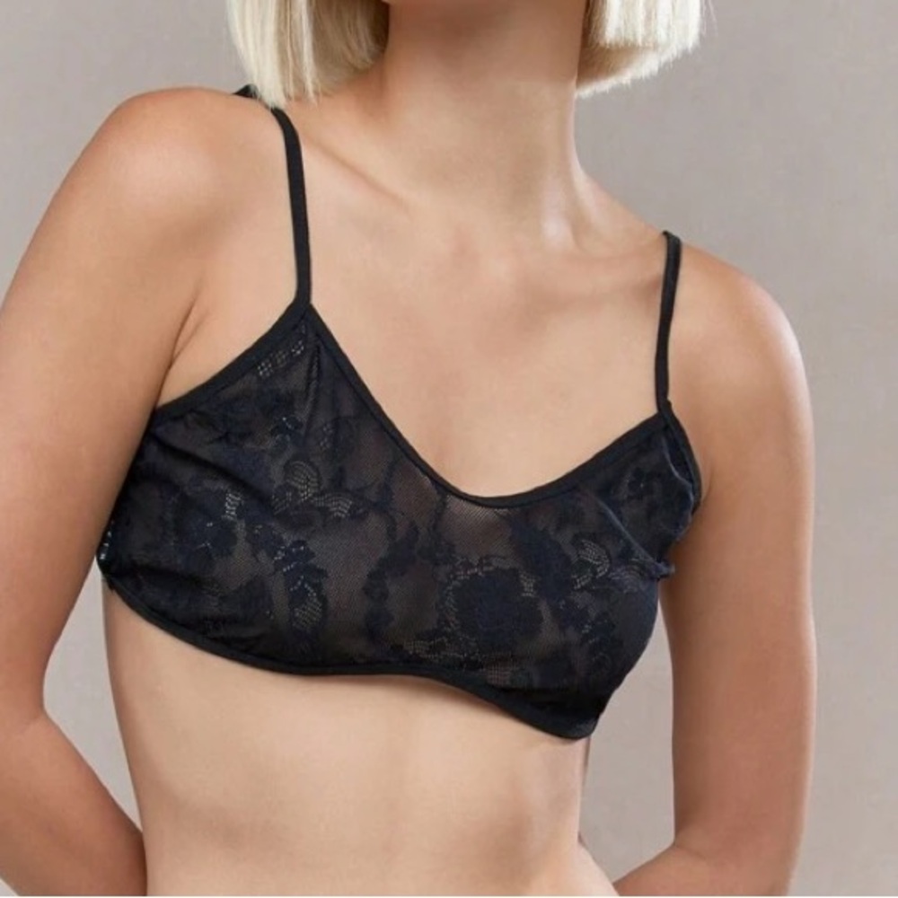 Black Lace Bra